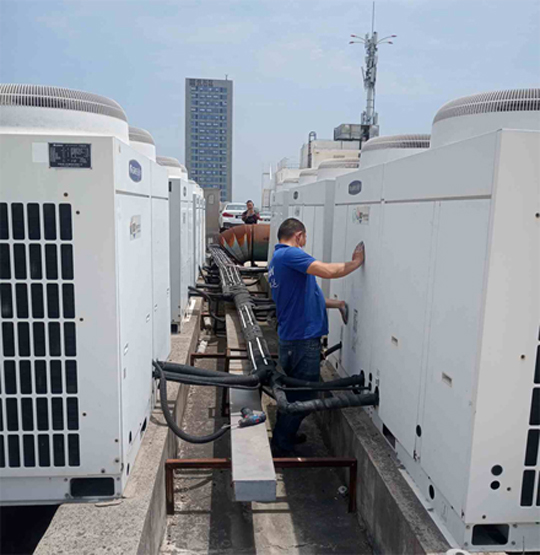 永泰中央空调制热和不制冷系统维修方法